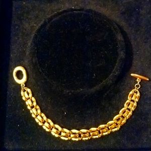 2/$20 Chain Bracelet 7" Gold Tone